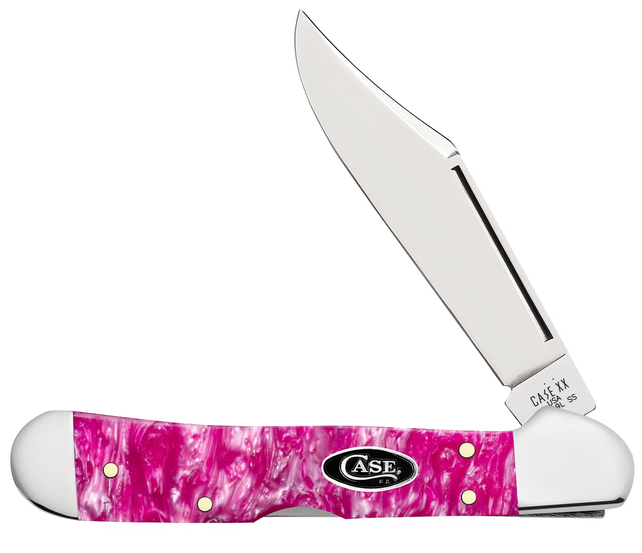Amazon.com: Case XX Knives Mini Copperlock Pink Crackle Kirinite